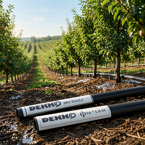 Tubería de Riego Agrícola DEKKO LDPE 16x1.2, Flexible, Negra, Redonda, 2m de Longitud, Estándar ISO/DIN para Riego Agrícola - Product Image 3