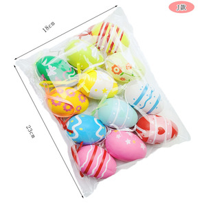 ไข่อีสเตอร์ DAMAI ของตกแต่งวันหยุด ของขวัญ DIY ไข่พลาสติกเพ้นท์ลาย ของตกแต่งงานปาร์ตี้วันหยุดสำหรับบ้าน - Product Image 4