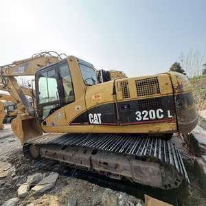 Excavadora de cadenas usada 320CL, modelo 2023, bajo precio, motor y bomba incluidos, peso operativo de 20 toneladas, capacidad de la cucharón de 1m, 90kw - Product Image 4