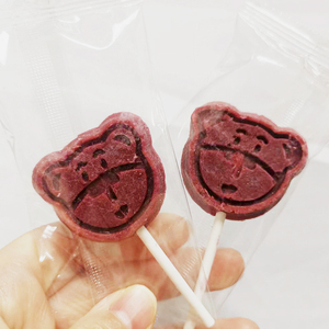 Bonbons durs en forme <span class=keywords><strong>de</strong></span> lapin, mélange <span class=keywords><strong>de</strong></span> fruits, sucettes à l'aubépine, gâteaux à l'aubépine pour enfants, collations (<span class=keywords><strong>original</strong></span> et mûre) 100g - Product Image 2