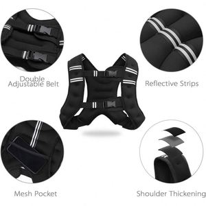 Gilet lesté multifonctionnel réglable pour hommes et femmes, idéal pour l'entraînement en extérieur, le fitness et la course à pied – Vente en gros usine - Product Image 6