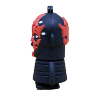 Flash Drive USB 3.0 PVC Alien Samurai Hitam Putih 32GB Model Figur Koleksi dengan Warna Kustom