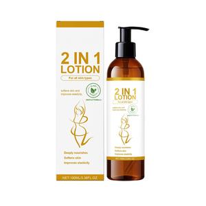 Lotion Corporelle 2-en-1 Citron & Noix de Coco 100ml – Marque Privée OEM – Hydratante, Végane, Éclatante, Non Grasse, Soin Spa - Product Image 1
