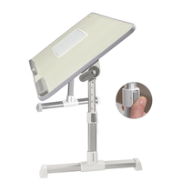 Hxgear — support de Table Portable pour ordinateur Portable, en alliage d'aluminium, à Angle réglable, avec ventilateur de refroidissement
