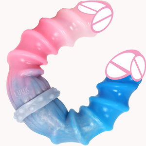 FAAK Hot 12.9 pouces Double face gode Flexible Double face Long gode pour <span class=keywords><strong>lesbienne</strong></span> Gay Lgbt Sex Toy - Product Image 1
