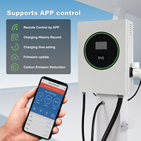Cargador de Vehículos Eléctricos de Corriente Continua de Baja Potencia, 20KW/30KW/40KW, Estación de Carga Rápida de Montaje en Pared para Estacionamientos, Hoteles y Comercios