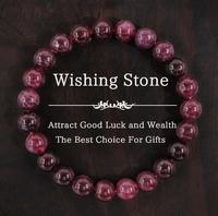 Bracelet ajustable en perles de pierres précieuses naturelles, puissant, religieux et thérapeutique, tendance et unique, vente en gros directe usine