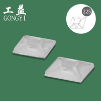 Entretoise en nylon auto-adhésive pour fixation de serre-câbles, Nylon66 UL94 V-2, support de gestion de câbles à base adhésive, isolation PA66, blanc, 12mm-28mm