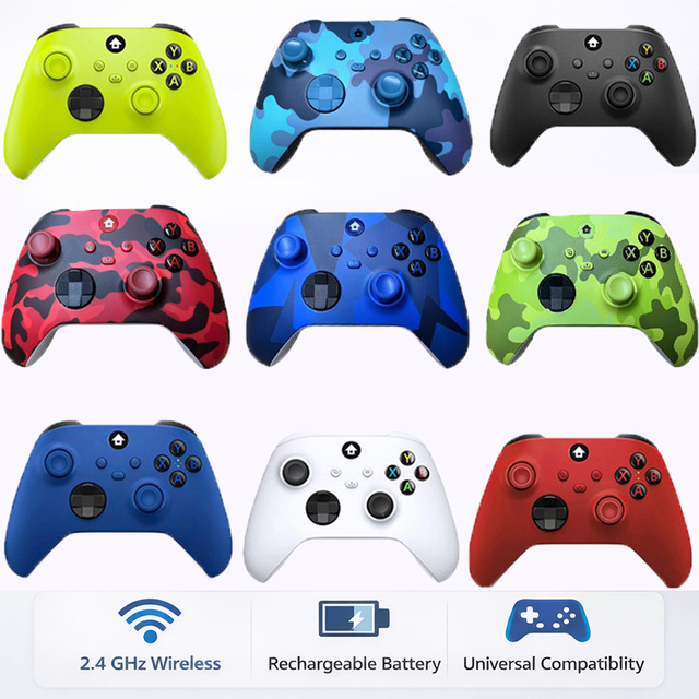 Wholesale Slim Wireless 2.4GHz for One S/X/X Gamepad Turbo Button Vibration Motor Six-axis Gyroscope Headphone Jack PC