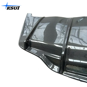 C63 W205สไตล์ <span class=keywords><strong>PSM</strong></span> C43 AMG คาร์บอนไฟเบอร์กันชนหลังดิฟฟิวเซอร์ลิปสำหรับ Mercedes Benz C-Class C260 W205 C63 C200 2015-2022 - Product Image 4