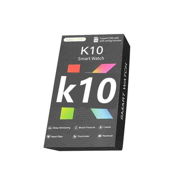 K10 Pro Smart Watch 1.69inch HD Screen SIM Card Support for Call Sleep Monitoring Blood Pressure Heart Rate Calendar Compass