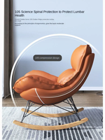 Fauteuil design moderne unique inclinable avec pédale Fauteuil de luxe confortable avec dossier Canapé Chaise pour meubles de salon