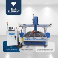 Machine CNC multifonctionnelle pour le travail du bois 1325 1530 ATC CNC 4 axes, machine de gravure 3D pour moules et sculptures en mousse et en bois
