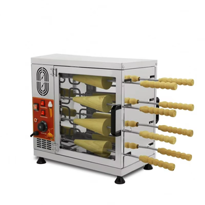 Four à pain électrique commercial neuf, grande capacité, haute productivité, 8 rouleaux, pour pâtisserie Kurtoska, cornes, gâteaux, four rotatif - Product Image 2