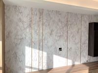 Panneaux muraux décoratifs en PVC effet marbre UV pour intérieur, revêtement mural en PVC, panneaux UV