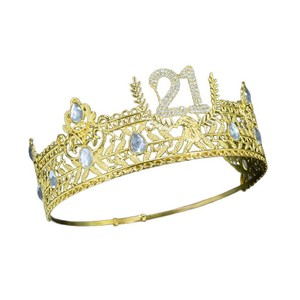 <span class=keywords><strong>Couronne</strong></span> royale <span class=keywords><strong>en</strong></span> alliage doré <span class=keywords><strong>de</strong></span> haute qualité, diadème rond <span class=keywords><strong>en</strong></span> diamant pour adulte, idéal pour anniversaire, mariage, fête, décoration <span class=keywords><strong>de</strong></span> fête - Product Image 6