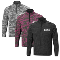 Sweat-shirt d'hiver imperméable et écologique pour homme, personnalisé OEM, avec col simulé, fermeture éclair 1/4, couleur unie