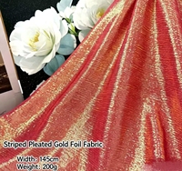 Tissu sergé sirène métallisé à texture verticale extensible pour robe sculptante et costume de scène pour garçons et filles Small Tree