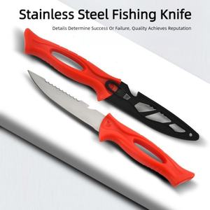 Cuchillo de Camping de Hoja Fija, Acero Inoxidable 3CR13, Punta Caída, Borde Recto, Plástico de 2mm de Grosor, 21.3cm, Multiusos, OEM HK CK024 - Product Image 2