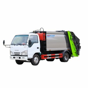 Camión Compactador de Basura Isuzu ELF de 5m³ 4X2, Nuevo, Altamente Maniobrable, Ideal para Zonas Residenciales y Calles Estrechas - Product Image 1