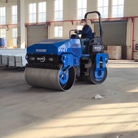 Rouleau compresseur Nivo 1 tonne 1,5 tonne 3 tonnes 4 tonnes 6 tonnes 10 tonnes 20 tonnes Série de rouleaux combinés à pneus Tambour avant Pneu arrière Compacteur ou pièces