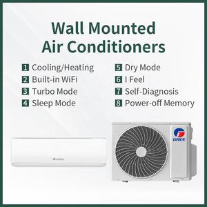 Smart <b>Mini</b> Split <b>Air</b> <b>Conditioner</b> Cool&Heat 4-way Airflow Dual Sensing Golden Fin R32 220V 50/60Hz Hotel Use Low Voltage Stable O - Product Image 2