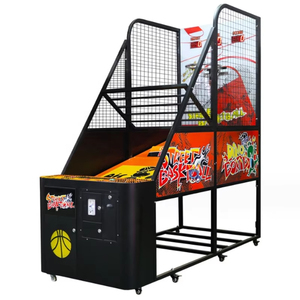 Máquina de Baloncesto Comercial Arcade, Operada con Monedas, Juego Electrónico de Tiro con Puntuación LED y Retorno de Balones, Venta al por Mayor Directa de Fábrica para Interiores - Product Image 4
