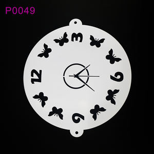 AK Set de pochoirs à gâteau en plastique personnalisés Outils de déco fondant réutilisables - Product Image 5