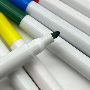 Produzione oem non tossico 6 12 24 colori marcatori di proiettile permanente/lavabile tessuto pennarelli set con logo personalizzato per il disegno - Product Image 6