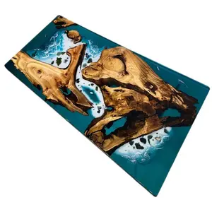 Mesa de Comedor de <span class=keywords><strong>Resina</strong></span> <span class=keywords><strong>Epoxi</strong></span> Transparente, Mesa de Centro de Madera <span class=keywords><strong>con</strong></span> <span class=keywords><strong>Resina</strong></span> <span class=keywords><strong>Epoxi</strong></span>, Sillas de Comedor de <span class=keywords><strong>Resina</strong></span> <span class=keywords><strong>Epoxi</strong></span>, Oferta Directa de Fábrica - Product Image 1