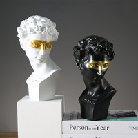 Offre Spéciale : Sculpture en Résine Style Nordique, Décoration d'Intérieur, Statue d'Inspiration Artistique Abstraite, Cadeau
