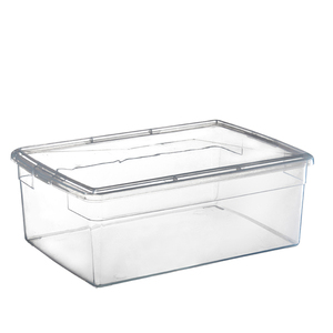 Trung Quốc 10L rõ ràng Snap nắp trong suốt Stackable hộp lưu trữ trên bán - Product Image 1