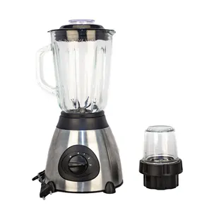 Liquidificador 5 velocidades, 1500ml 300w 2 em 1 liquidificador y66 moedor