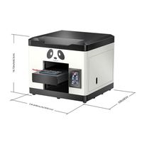 Impresora Plana UV con Cabezal de Impresión L800 L805 Tamaño A4 Máquina de Serigrafía para Pequeñas Empresas