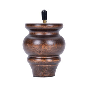 Заводская оптовая продажа, прочные деревянные ножки, прочные цилиндрические винтовые деревянные опорные ножки 150 мм, аксессуары для ножек кровати - Product Image 2