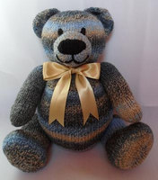Ours en peluche tricoté à la main, crochet, animaux en peluche mignons
