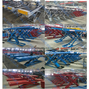 Elevador de Tijera Hidráulico para Vehículos de <span class=keywords><strong>5</strong></span> <span class=keywords><strong>T</strong></span> 5000 KG, Tipo Subterráneo de Fábrica, Elevador de Tijera Automotriz para Alineación - Product Image 3