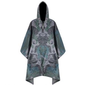 Poncho de lluvia de camuflaje personalizado al por mayor para hombres adultos chubasquero táctico impermeable - Product Image 5
