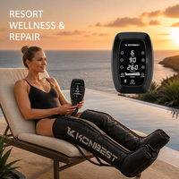 Bottes de compression d'air professionnelles à 8 chambres pour la récupération sportive et la thérapie musculaire, optimisées pour les mots-clés SEO, personnalisables en usine OEM