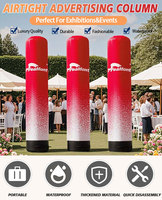 Colonne gonflable professionnelle FEAMONT à haute stabilité pour la publicité extérieure pour les lieux avec pompe gonflable