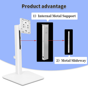 Có thể điều chỉnh máy tính để bàn PC Bracket <span class=keywords><strong>Monitor</strong></span> Mount đứng New bộ phận máy tính - Product Image 3