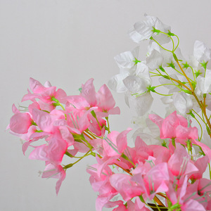 Flores de buganvilla artificiales de seda, hechas a mano, estilo moderno, para decoración del hogar, bodas y exteriores. - Product Image 4