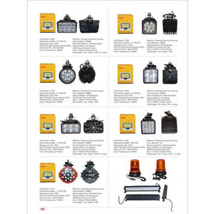 6 ''45W LED luce da lavoro per trattore falciatrice escavatore pala 24V rettangolari macchine da costruzione parti - Product Image 6