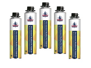 Bondely chống cháy sửa đổi PU cứng bọt B1 + Đen Polyurethane mở rộng bọt cứng nhắc Polyurethane phun bọt với súng - Product Image 2