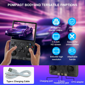 Console de Jeu Rétro R36S en Gros, 64 Go, Plus de 20 000 Jeux Rétro Classiques Intégrés, Console de Jeu Vidéo R36S - Product Image 2