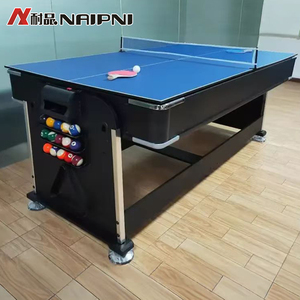 <span class=keywords><strong>Table</strong></span> multifonction 4 en 1 de 7 pieds, billard, hockey sur air, <span class=keywords><strong>tennis</strong></span> de <span class=keywords><strong>table</strong></span> avec plateau de <span class=keywords><strong>table</strong></span> à manger, vente directe d'usine Naipni - Product Image 5
