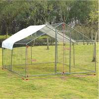 Nouvelle Cage à Lapins Grande Taille Personnalisable en Acier Galvanisé Soudé, Construction Durable, Installation Facile, Garantie 1 An