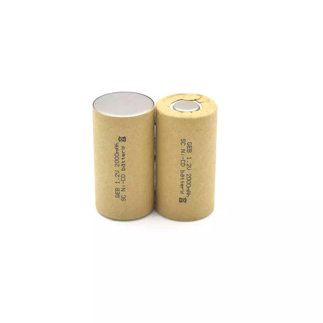 High Power Ni-CD Rechargeable 1.2V SC 2000mAh Batteries With 10C Discharge for Power Tool