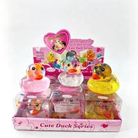 Jouets Squishy Vaseline, Adorables Canards et Balles de Fruits à Presser, Jouets Anti-Stress Transparents à Rebond Lent, Cadeau de Fête
