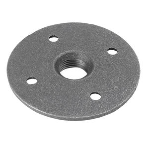 1/<span class=keywords><strong>2</strong></span> ''Black Wall Mount Smeedbaar Ijzeren Pijpfittingen Met Schroefdraad Vloerflens Voor Buislampbeugel En Tafelpoten - Product Image 4